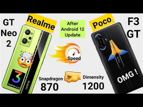 Poco F3 GT Vs Realme GT Neo 2 Speedtest Ram Management Comparison After