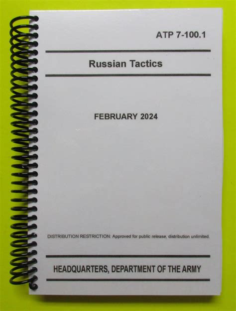 ATP 7-100.1 Russian Tactics – 2024 – BIG size – My Army Publications