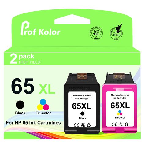 65 Ink Cartridges Black And Tri Color For Printer Ink Hp 65 Work With Deskjet 3755 3700 2600