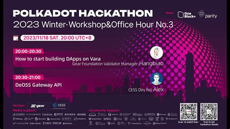 Winter Polkadot Hackathon Workshop Office Hour No Youtube