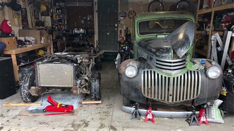 46 Chevy To S10 Frame Swap Youtube