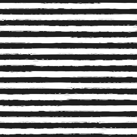 Premium Vector Seamless Pattern Of Horizontal Hand Drawn Ink Strips