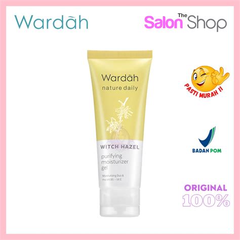 Jual Wardah Witch Hazel Purifying Moisturizer Gel 40ml Shopee Indonesia