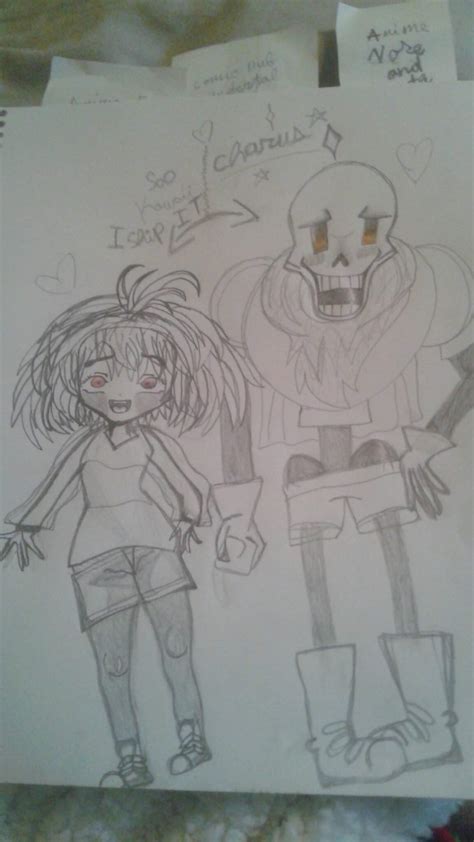 Ut Chara X Ut Papyrus Undertale Amino