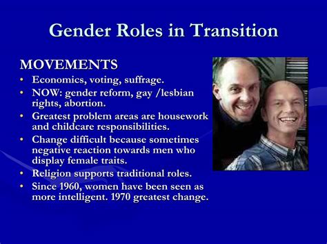 Ppt Chapter 4 Gender Roles Powerpoint Presentation Free Download