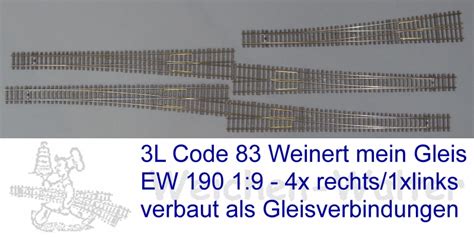 L Ew Code Weinert Mein Gleis