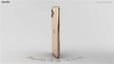 360 View Of Apple Iphone 11 Pro Max Gold 3d Model 3dmodels Store