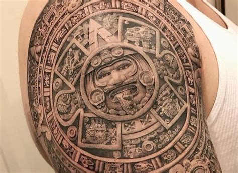 50 Of The Best Aztec Tattoos Tattoo Insider Aztec Tattoo Aztec