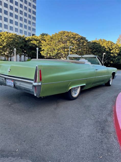 1970 Cadillac DeVille Convertible Green FWD Automatic Classic