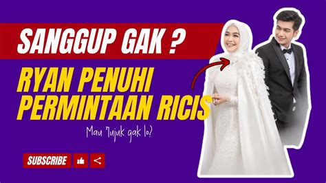 Bisa Rujuk Ria Ricis Mau Rujuk Asal Teuku Ryan Mau Lakukan Hal Ini