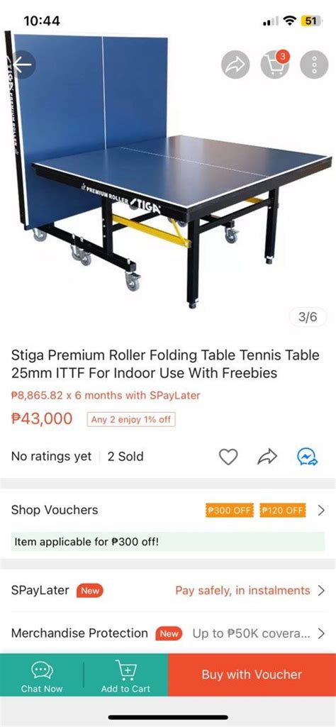 Stiga Mesa Superior Roller Table Tennis Mm On Carousell