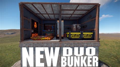 New Bunker For Solo Duo Rust Base Design 2023 Youtube