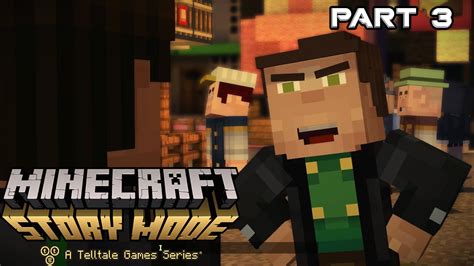 Minecraft Story Mode Episode 1 Part 3 Ivor The Evil YouTube