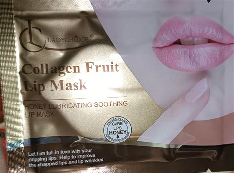 Патчи для губ Ladychoice Collagen Fruit Lip Mask Honey lubricating ...