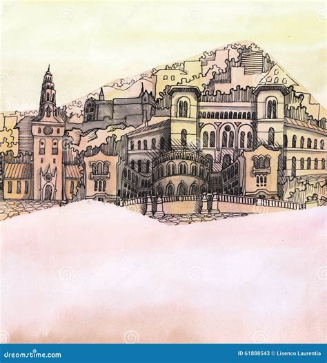 Oslo Norway Skyline With Color Buildings. Vector Illustration