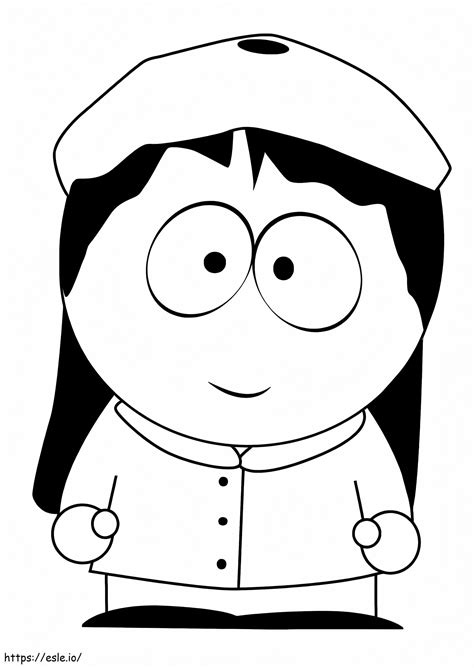 Coloriage Wendy Testaburger De South Park Imprimer Dessin