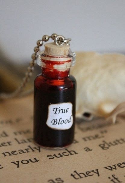 True Blood Necklace Bottle Jewelry Bottle Charms Steampunk