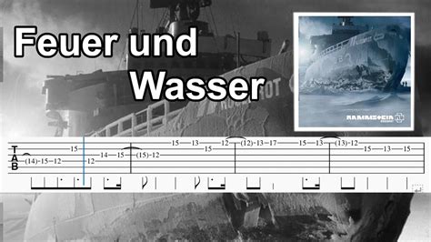 Feuer Und Wasser Rammstein Fingerstyle Guitar Tab Youtube