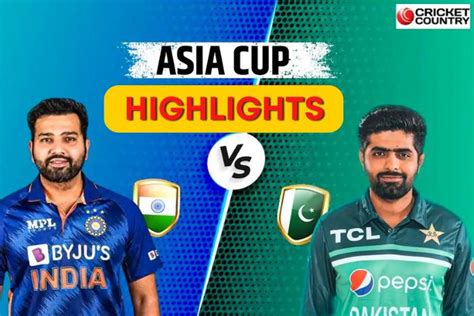 India vs Pakistan VIDEO Highlights, Asia Cup 2022: Hardik Pandya ...