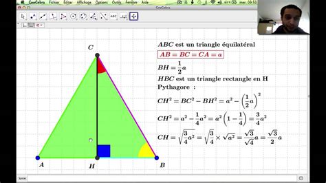 Comment déterminer les sinus et cosinus des angles remarquables d un