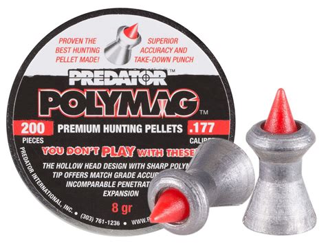 Predator Polymag 177 Cal 8 0 Gr 200 Ct Airgun Depot