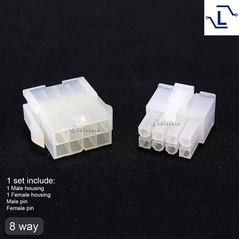 Luminense Molex 2 To 24 Pin Way 42mm Multi Plug Connector Sets Male