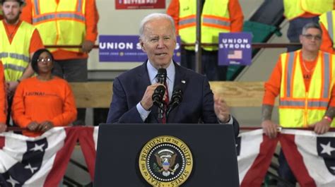 Biden Touts Economic Plan In Deforest Following State Of The Union