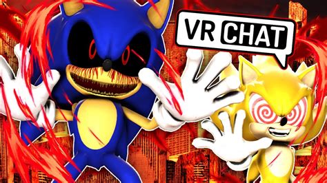 Sonic Exe Fleetway Sonic Play Vrchat Youtube