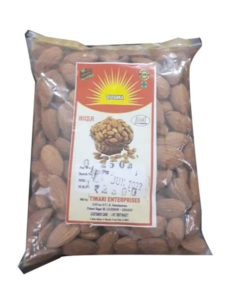 Divyanka Almond Nuts Packaging Type Vacuum Bag Packaging Size