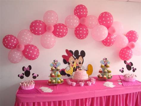 Decoração Simples Da Minnie - DECORAÇÃO DA MINNIE – Rosa, Vermelha, Simples e Barata em EVA