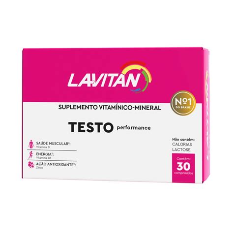 Para Que Serve O Lavitan - Suplemento Alimentar Lavitan Testo 30 Comprimidos - Resilifarma - Saúde ...