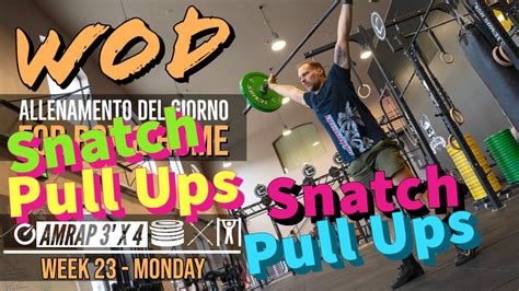 Workout Of The Day Week Allenamento Box E Casa Crossfit Wod