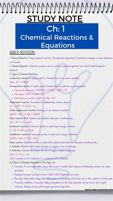 Ch 1 Chemical Reaction And Equation Studyadda Ncert Solution Class 10