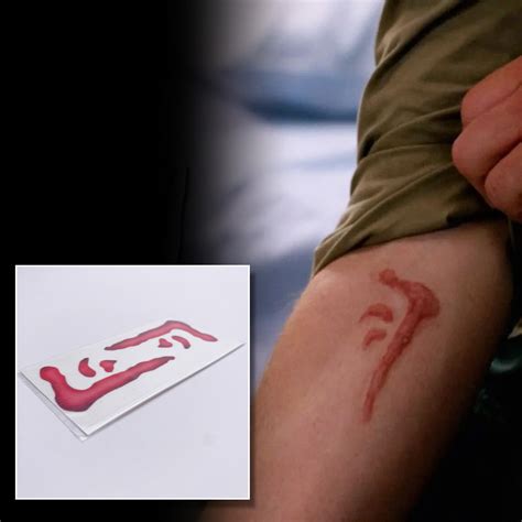 Supernatural Mark Of Cain Set Of 2 Tattoo Cosplay