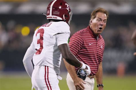 Alabama Footballs Nick Saban On Sideline Behavior Miss Terry Told Me