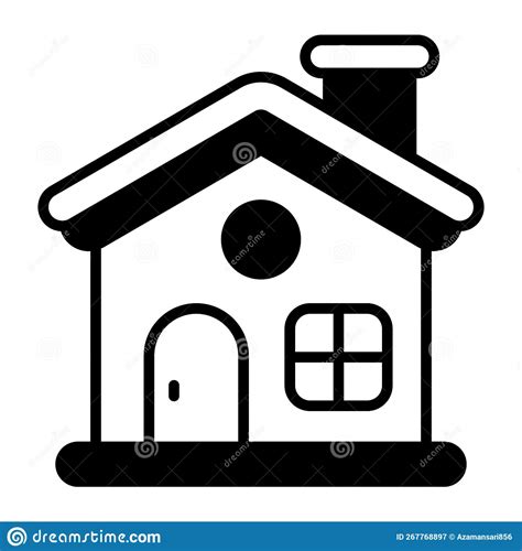 Residence Building Line Icons Collection Apartment Condominium