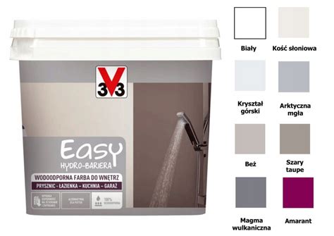 V33 3V3 EASY HYDRO-BARIERA FARBA WODOODPORNA 0,75L - 7644571725 ...