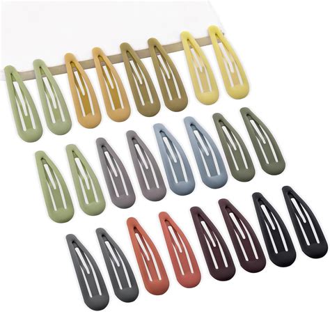 Amazon Cptots Medium Snap Hair Clips Metal No Slip Hair Barrettes