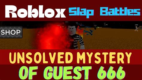 Slap Battles Roblox What Is The Guest 666 Hacker Doing In Slap