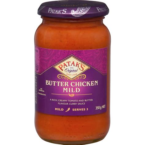 Patak S Simmer Sauce Butter Chicken G Woolworths