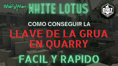 Como Conseguir La LLAVE De La GRUA De QUARRY De La Forma Mas RAPIDA Y