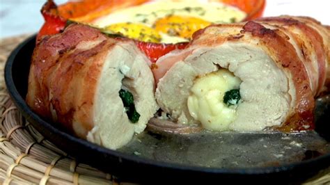 Roll De Pollo Envuelto De Panceta ¡amantes De Las Carnes Aquí Tienen