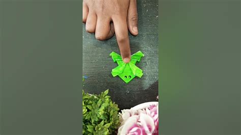 Diy Jumping Frog 🐸 Shortsfeed Diy Craft Papercraft Art