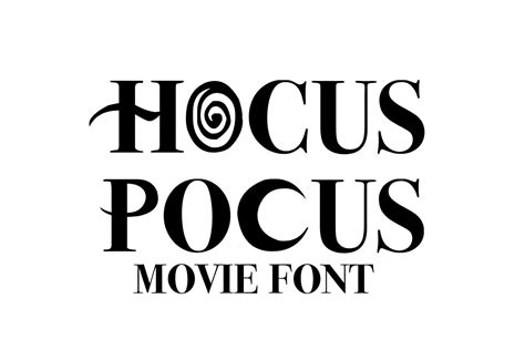 Hocus Pocus Font Dafont Free