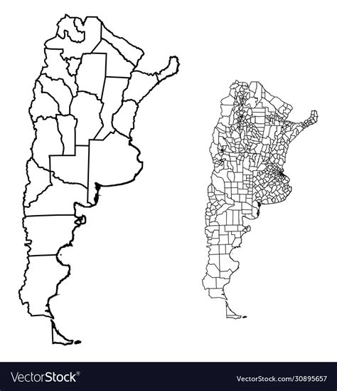 Blank Map Of Argentina