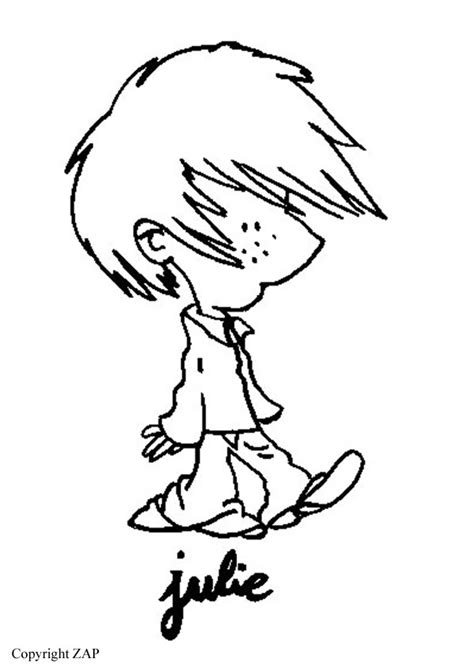 Julie coloring pages - Hellokids.com