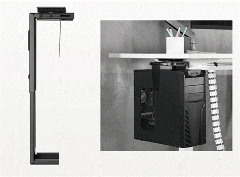 Buy The Loctek Workstation Mount Cph105 Under Desk Pc Mount Adjustable