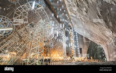 The Underground Theme Park In A Big Salt Mine Salina Turda Turda In