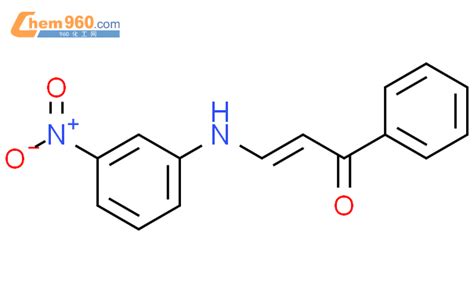 37418 68 1 2 Propen 1 one 3 3 nitrophenyl amino 1 phenyl E 化学式