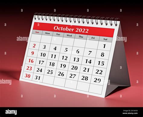 Una P Gina Del Calendario Mensual Anual Del Escritorio De Negocios